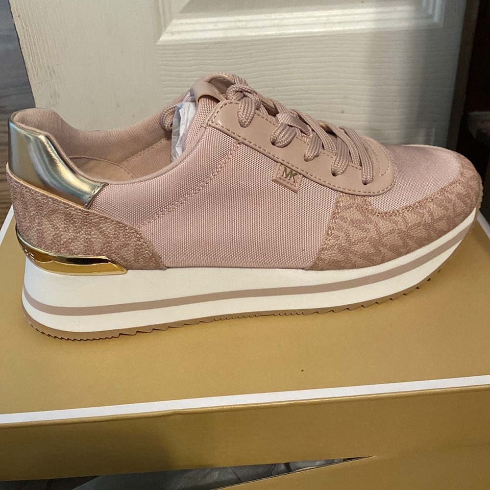 Michael Kors pink sneakers